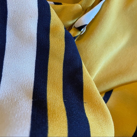 SIENNA SKY•Mustard/Navy/White Striped Romper & Top Bundle Sz S - Picture 15 of 15